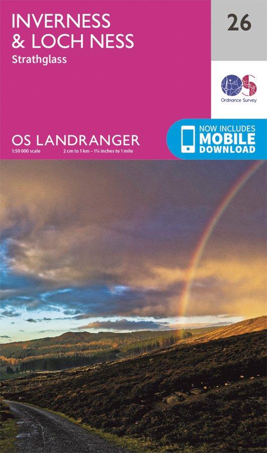 Landranger 26 1:50000 Inverness & Loch Ness