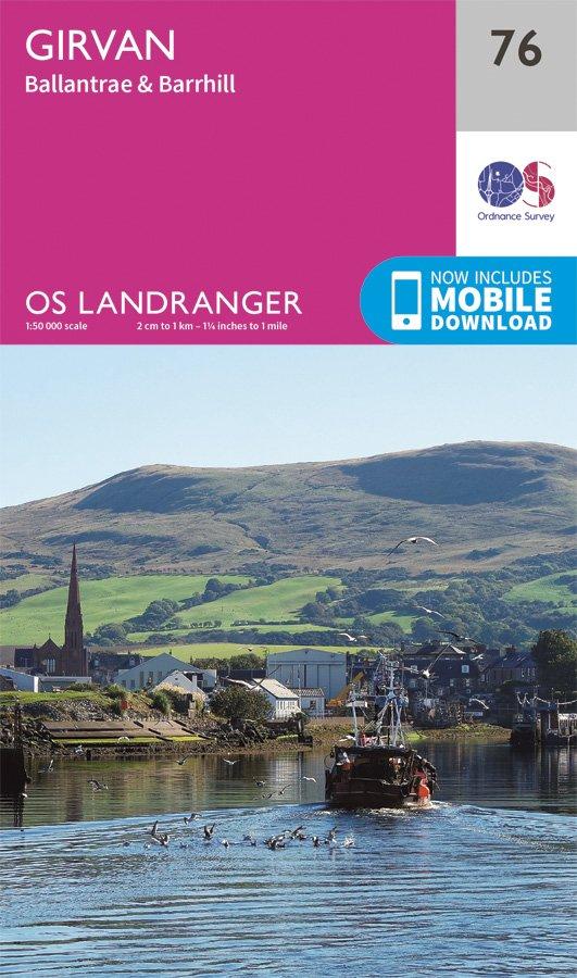Landranger 76 1:50000 Girvan