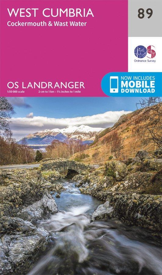 Landranger 89 1:50000 West Cumbria