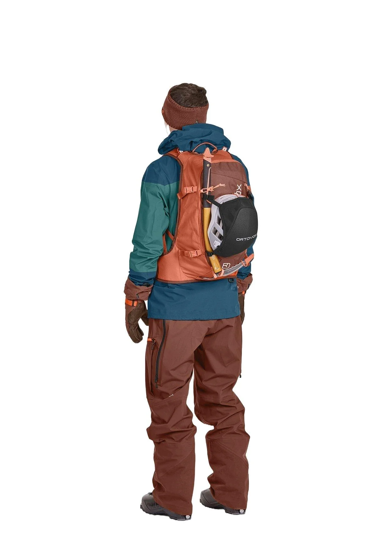 Cross Rider 22L Freeride Ski Backpack - Orange - Image 3