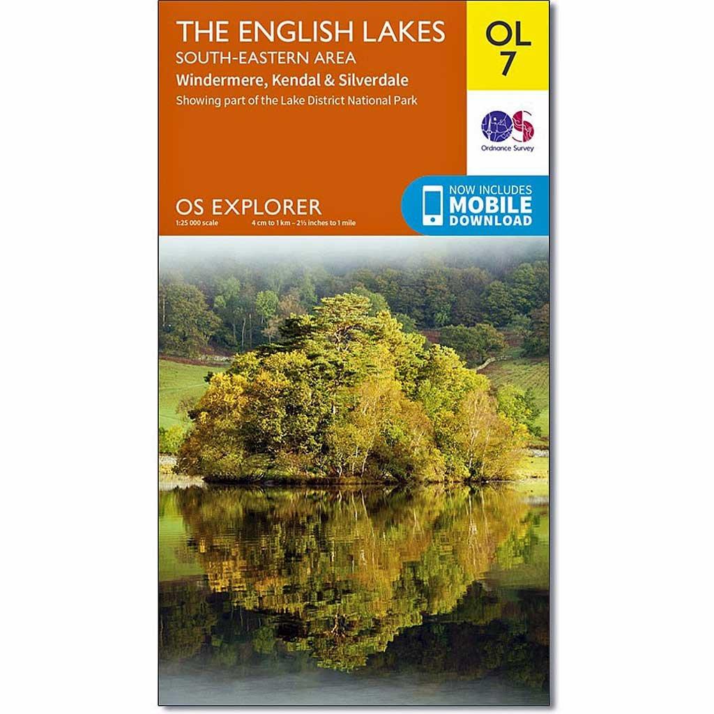 Explorer Active OL7 The English Lakes Map - SE Area