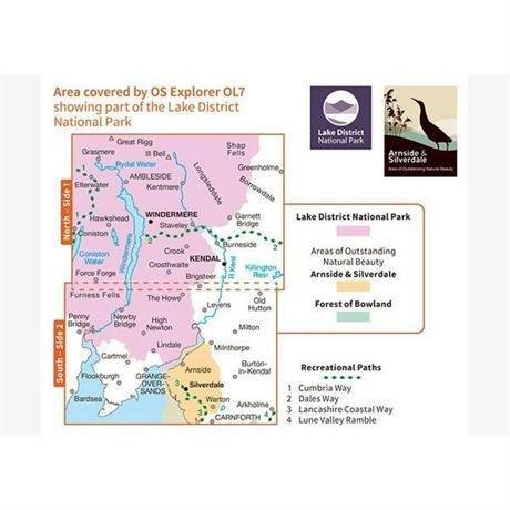 Explorer Active OL7 The English Lakes Map - SE Area - Image 4