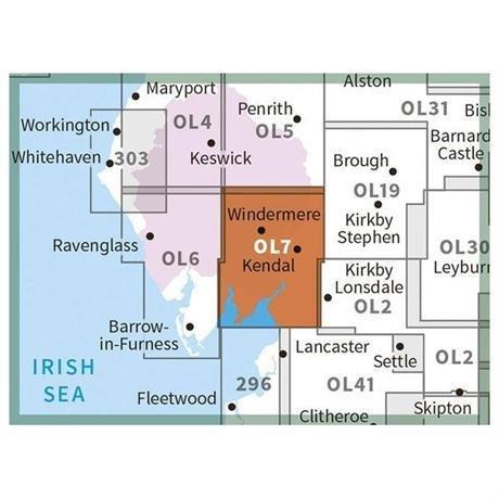 Explorer Active OL7 The English Lakes Map - SE Area - Image 5