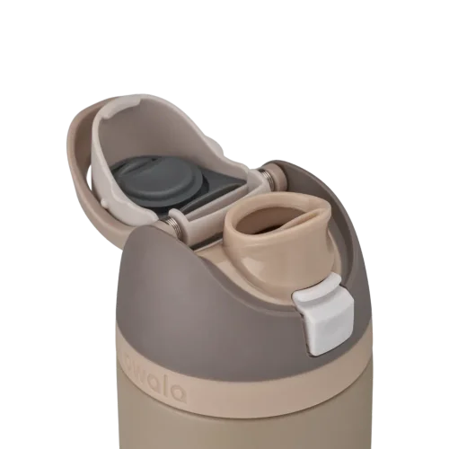 FreeSip® 24oz Stainless Steel Bottle - Brown - Image 3