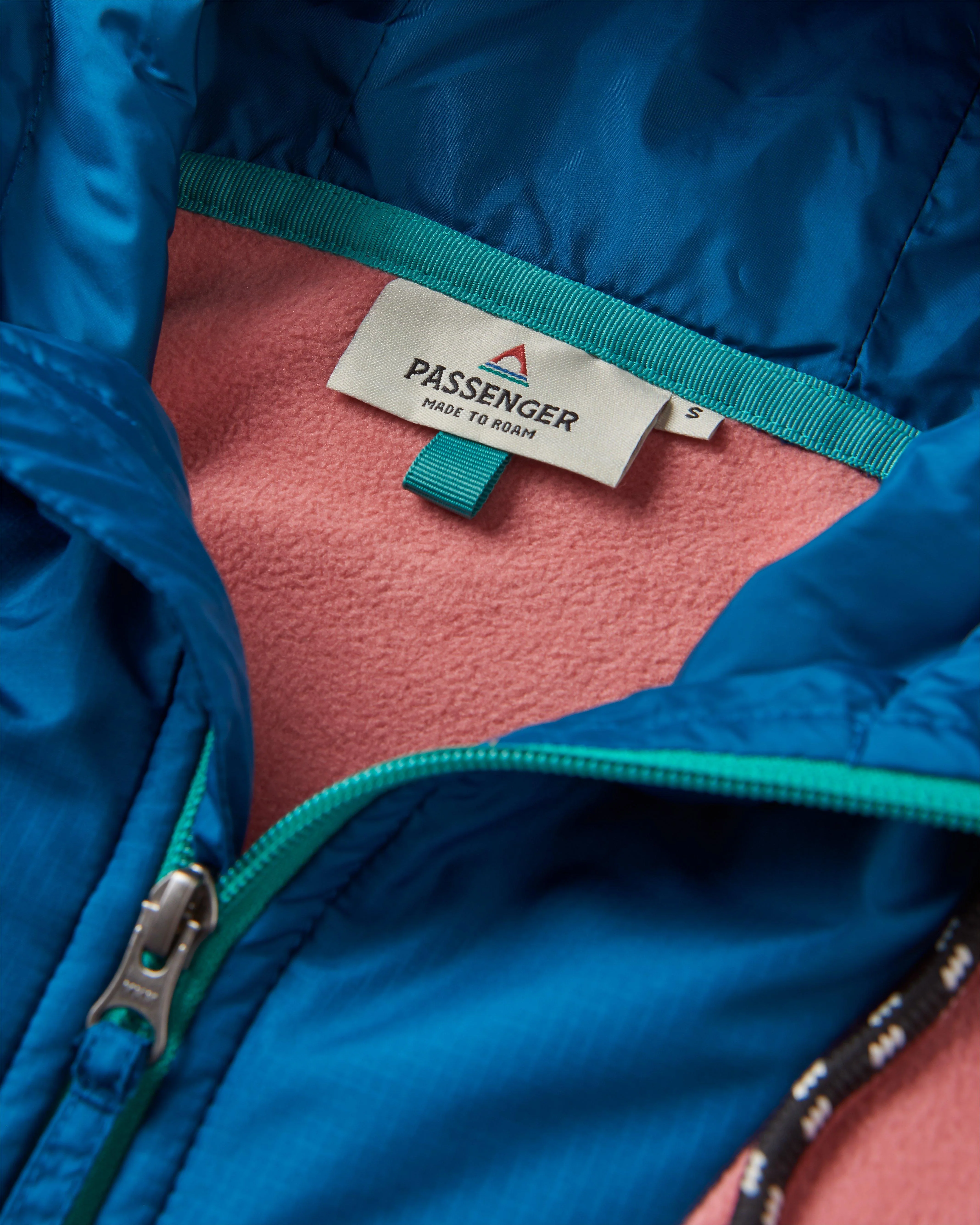 Women's Alexander 1/2 Zip Polar Hooded Fleece - Pink - Image 4