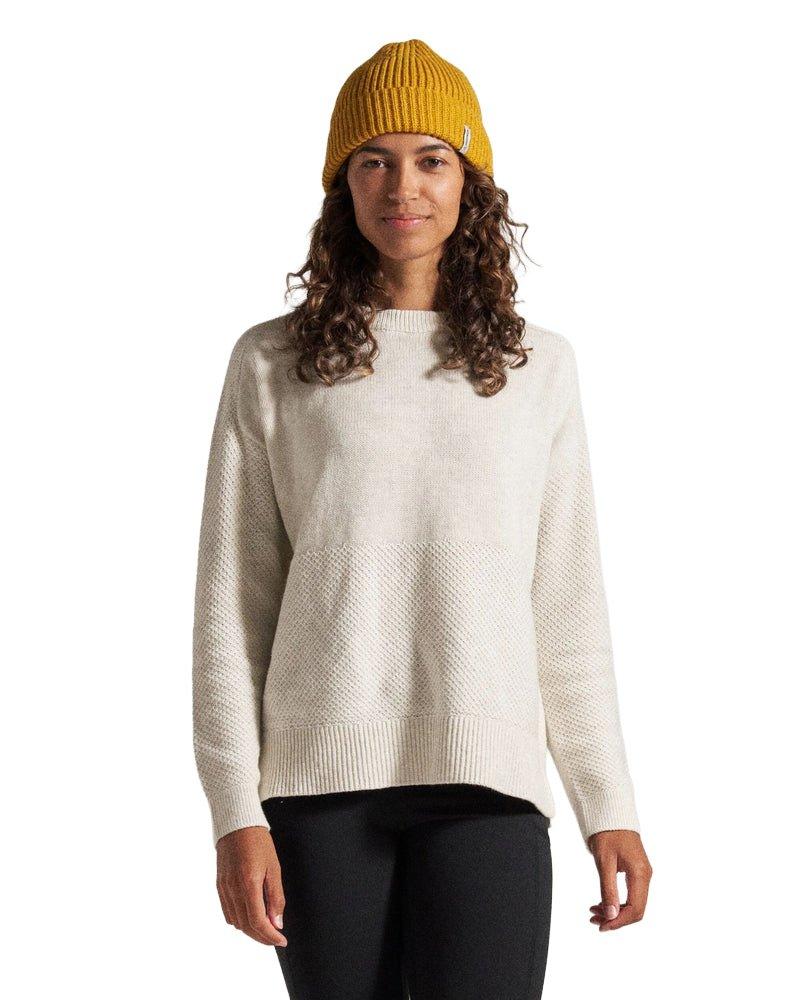 Women's Cove Cotton Knitted Jumper - White - Image 4