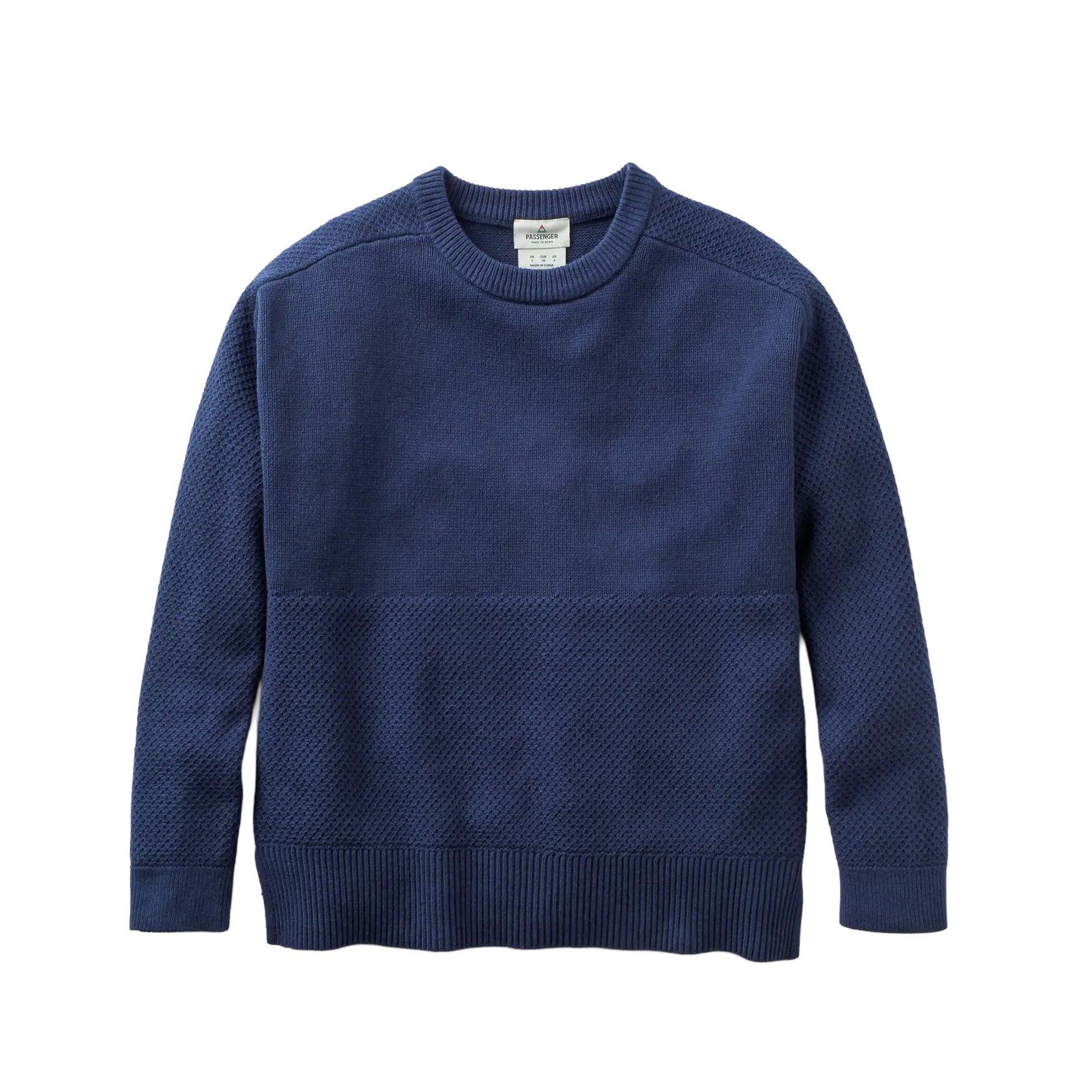 Women's Cove Cotton Knitted Jumper - Navy - Image 6