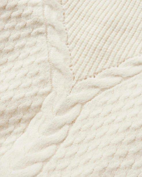 Women's Cozy Cable Knitted Jumper - Off White - Image 5