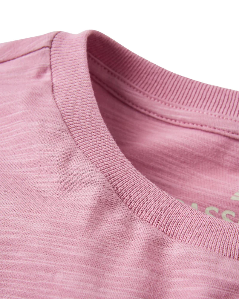 Women's Laidback Cotton T-Shirt - Pink - Image 5