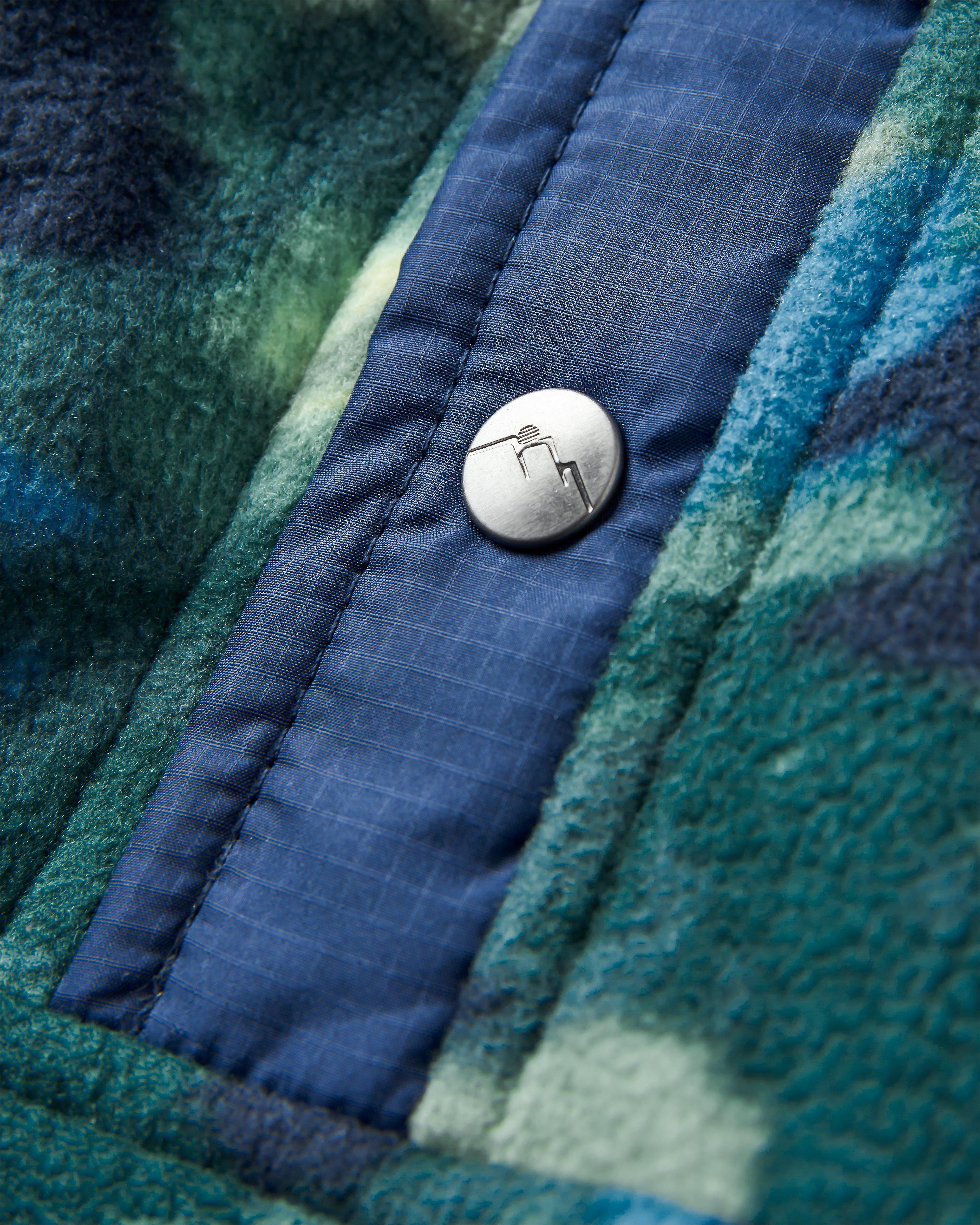 Men's Adrift Recycled Polar Fleece - Green - Image 2