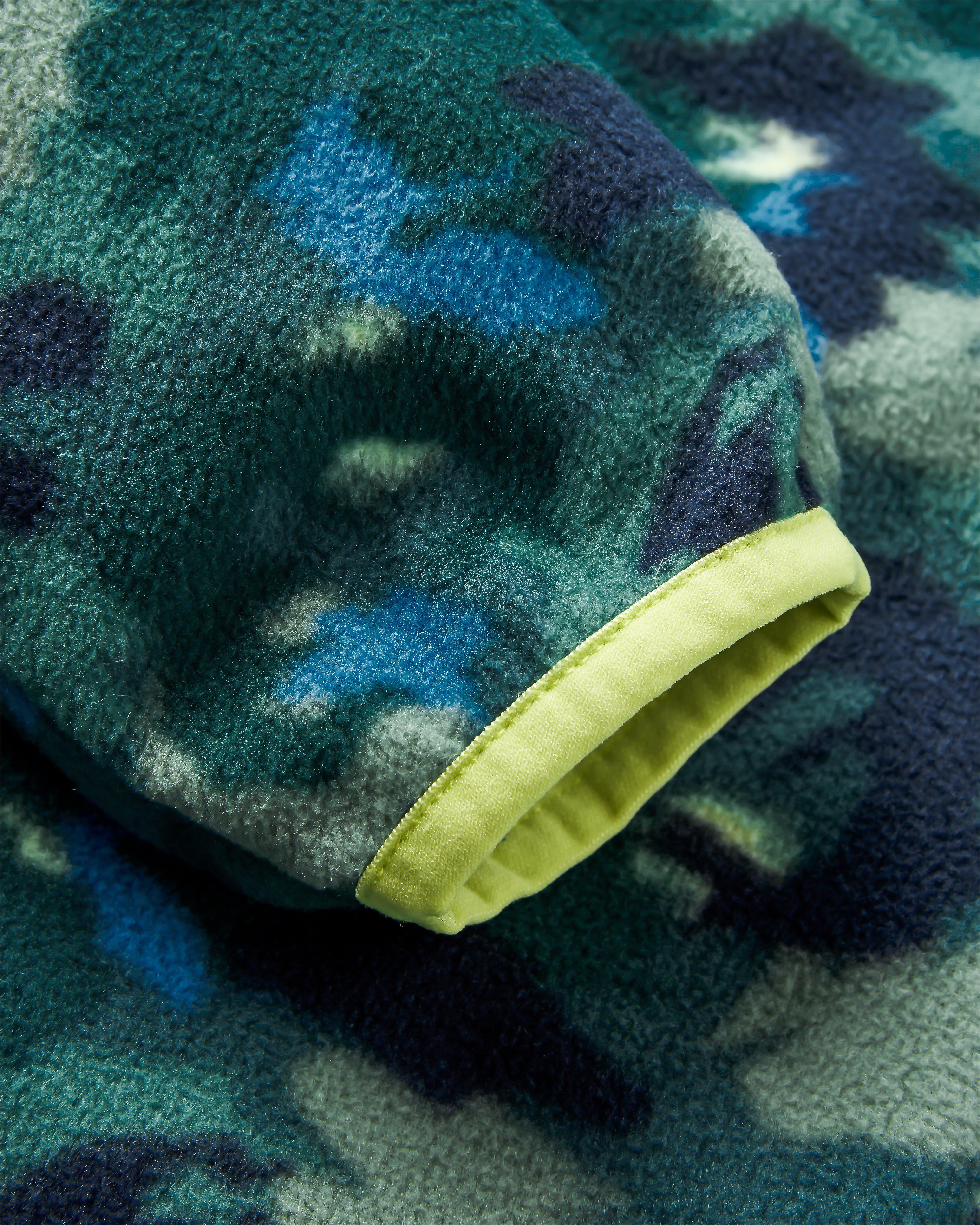 Men's Adrift Recycled Polar Fleece - Green - Image 3