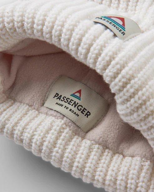 Unisex Redwood Fleece Lined Beanie - White - Image 3
