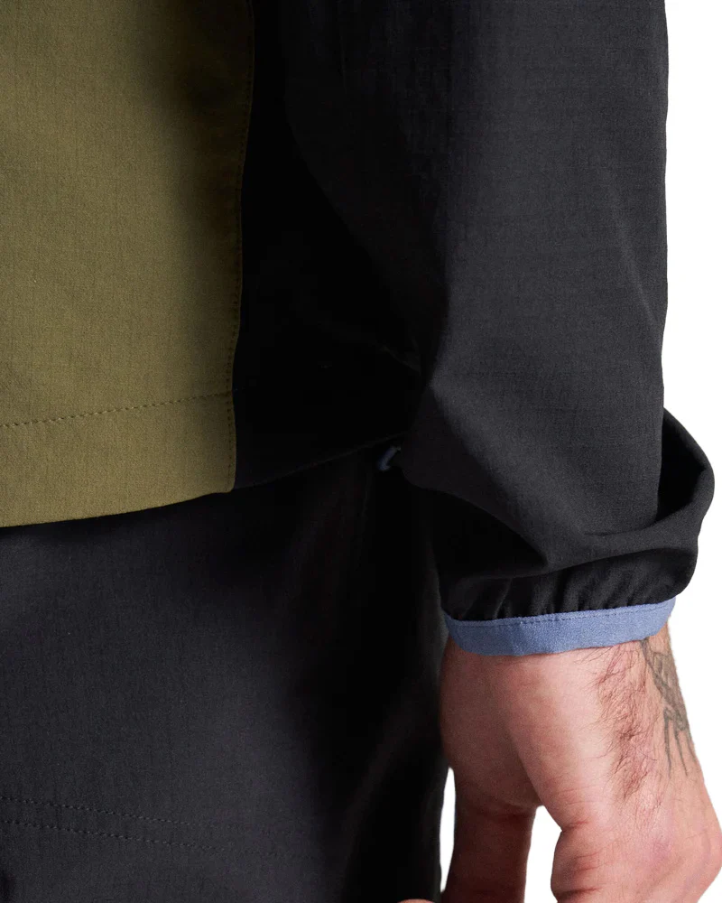 Men's Roamer Light Softshell Jacket - Black / Green - Image 7