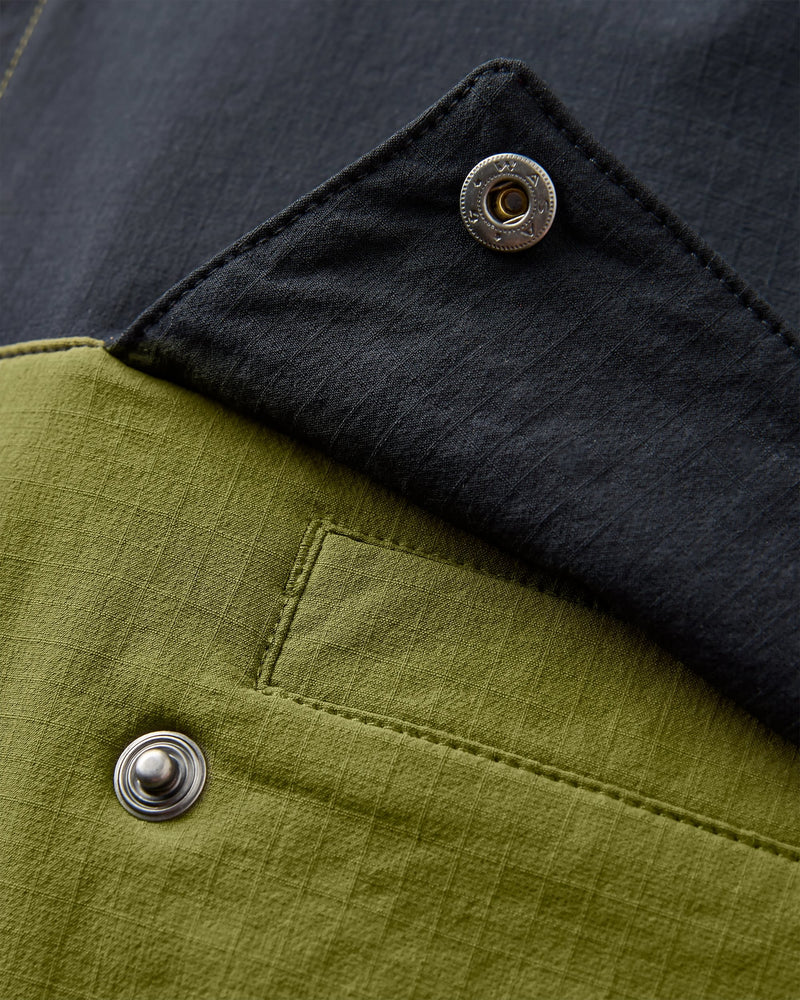 Men's Roamer Light Softshell Jacket - Black / Green - Image 8