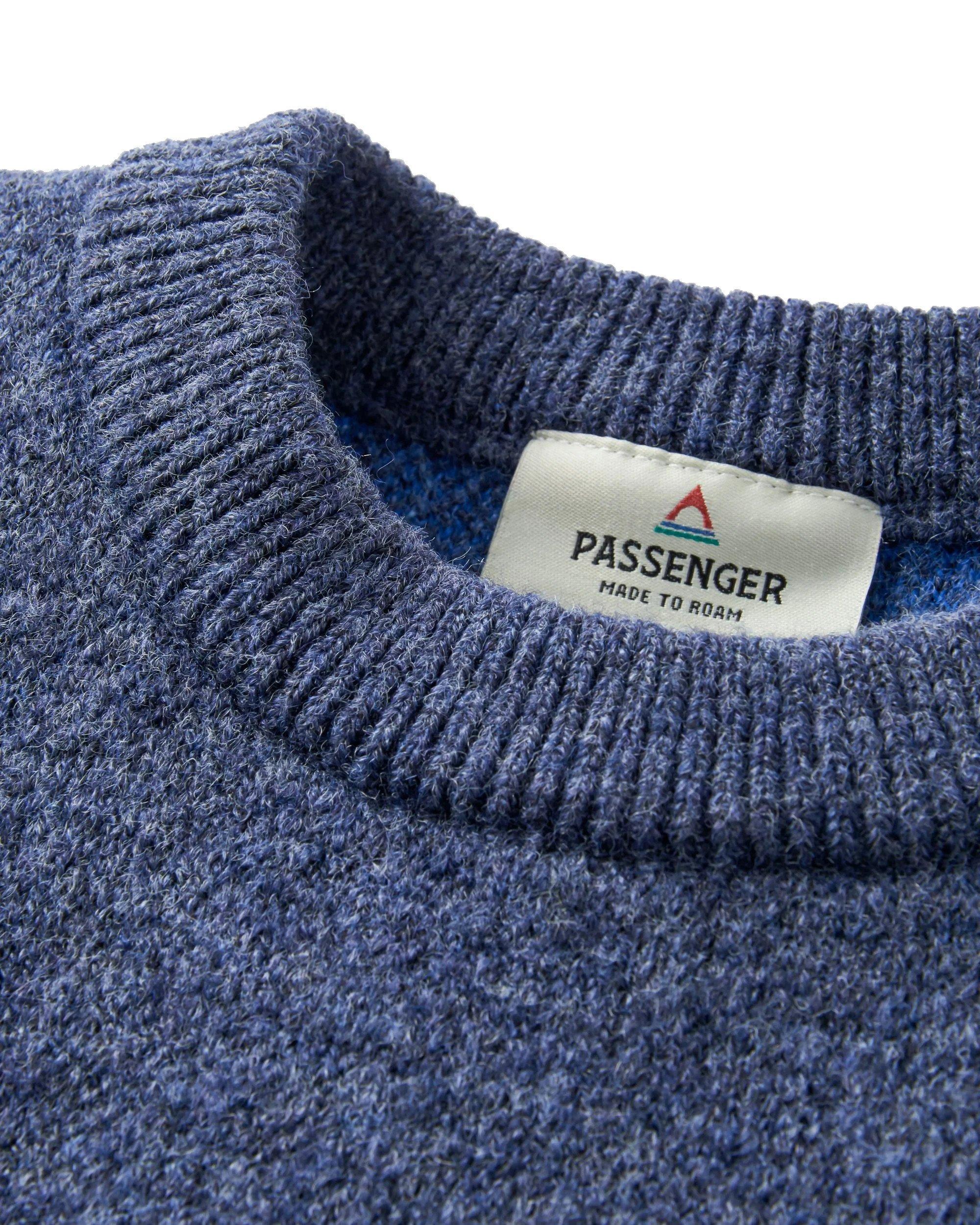 Women's Scenic Knitted Jumper - Blue - Image 2