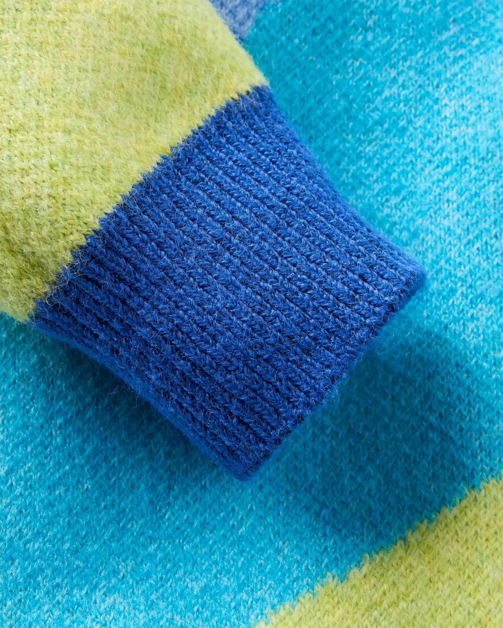 Women's Scenic Knitted Jumper - Blue - Image 3