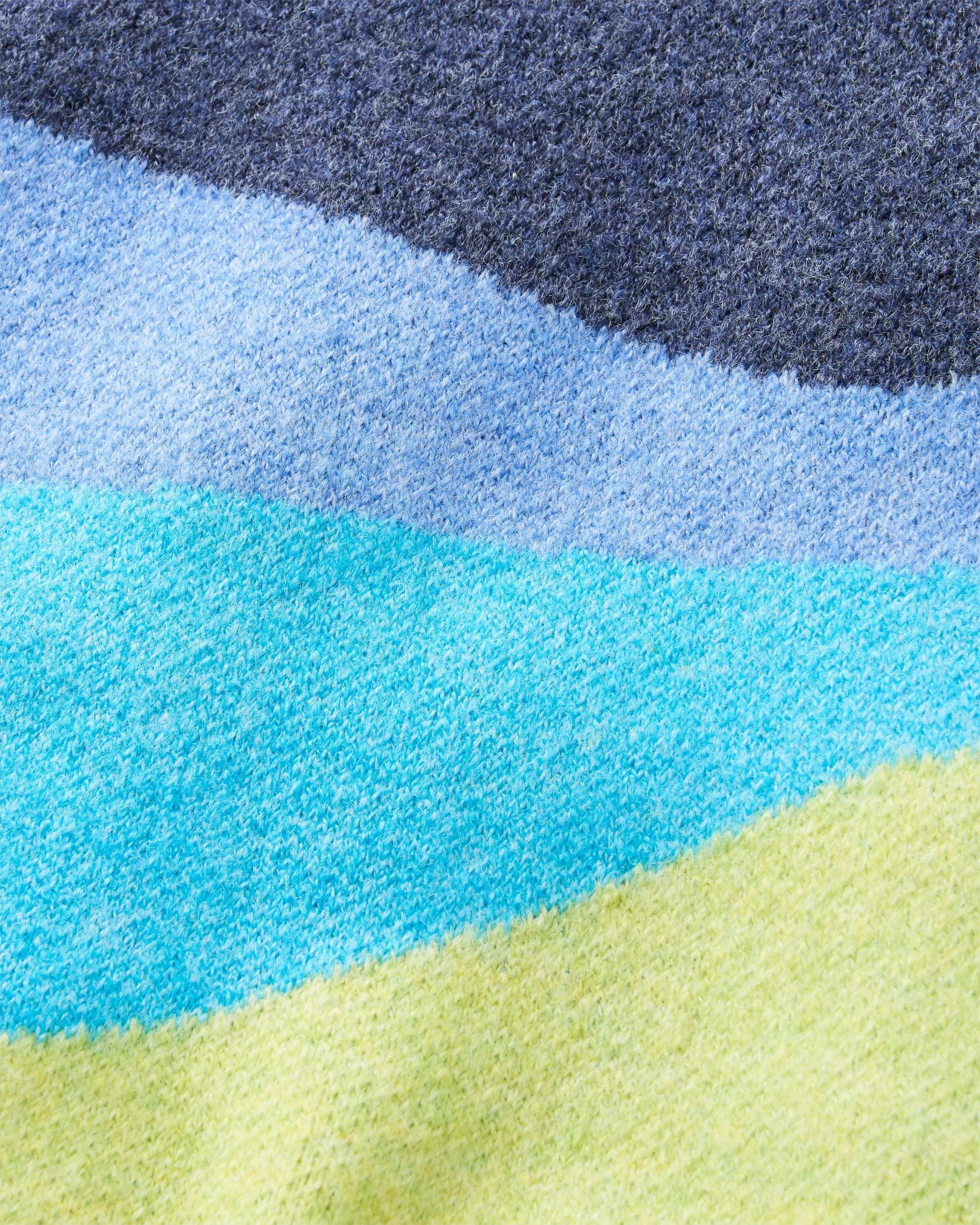 Women's Scenic Knitted Jumper - Blue - Image 4