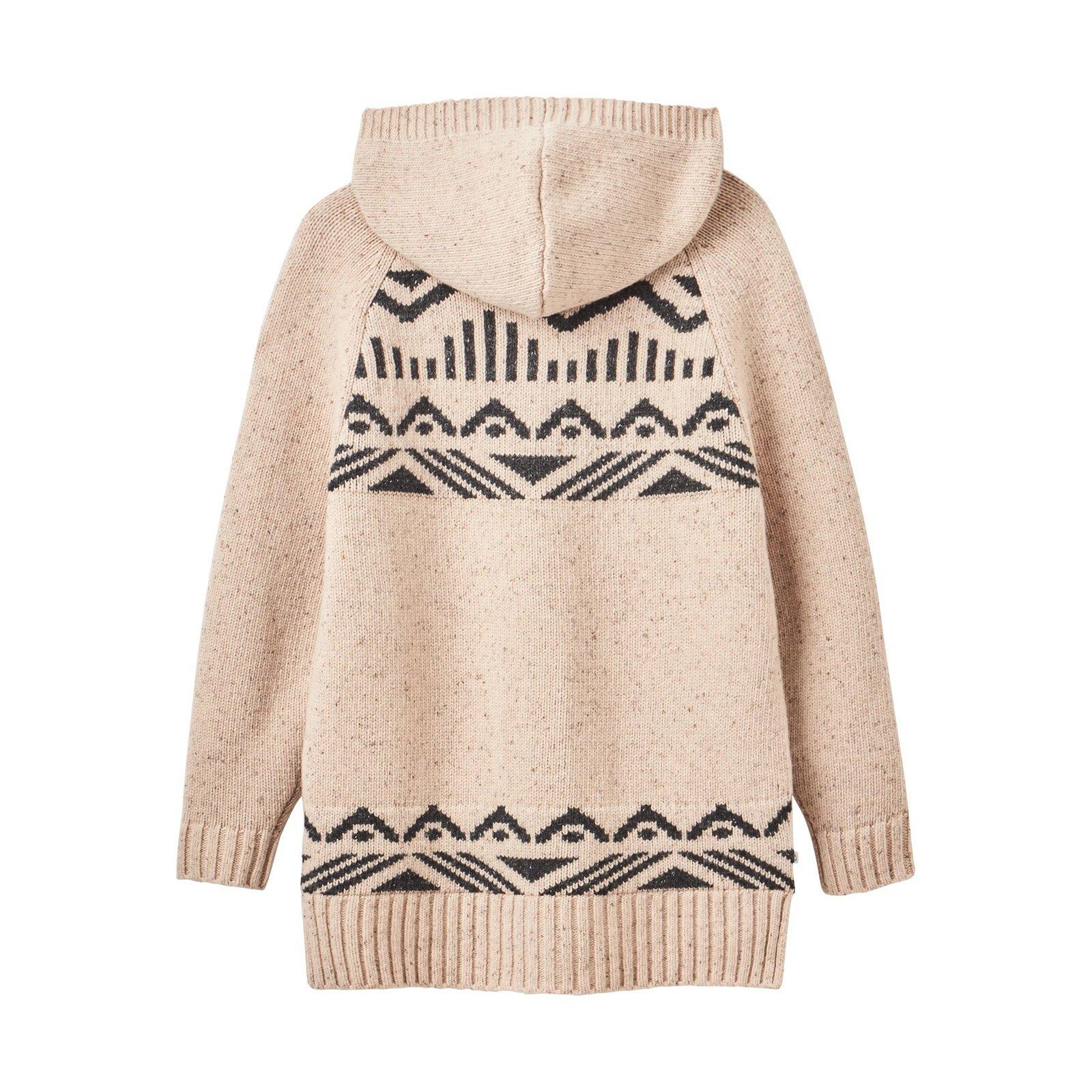 Women's Snoozle Recycled Knitted Hooded Cardigan - Cream - Image 6