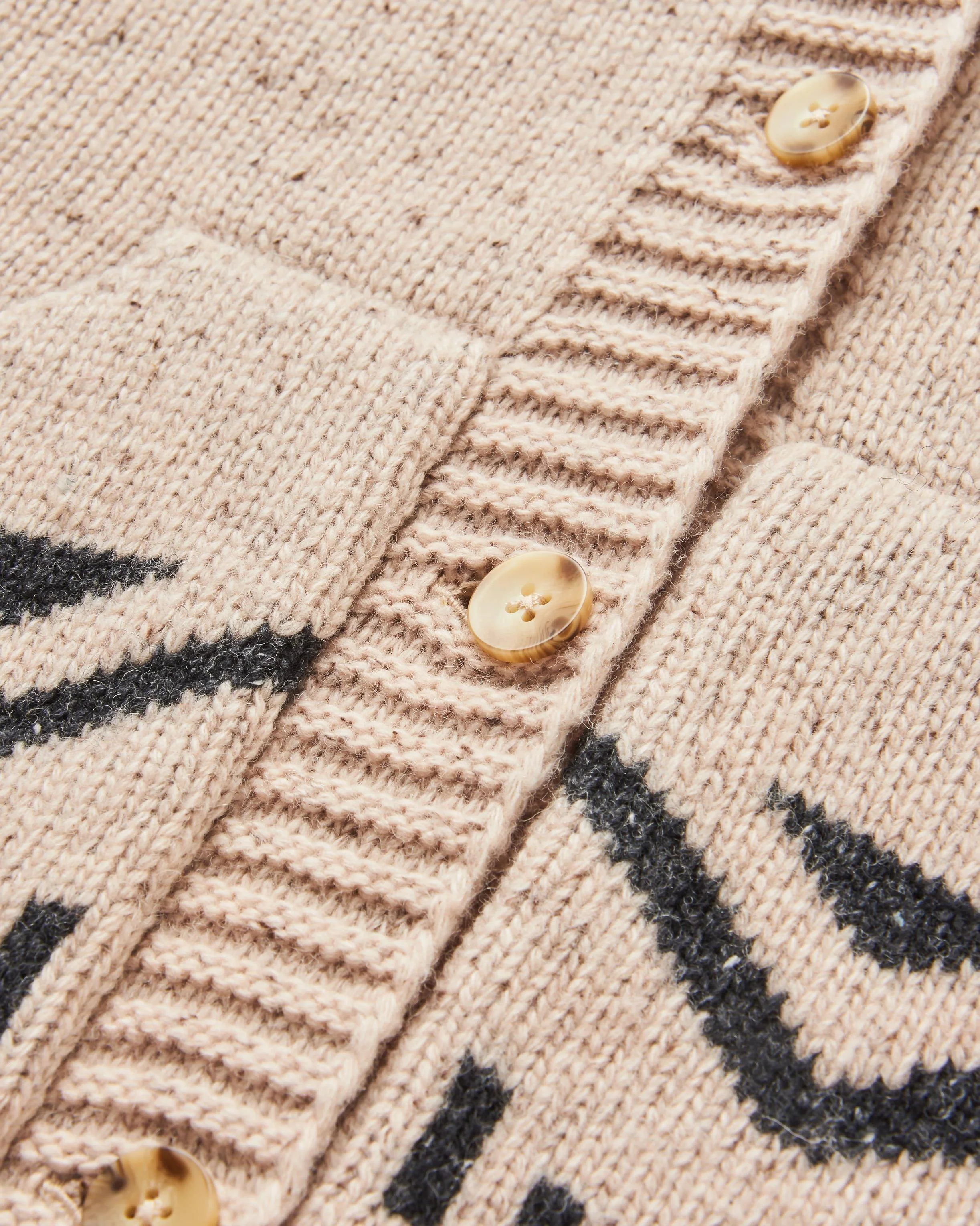 Women's Snoozle Recycled Knitted Hooded Cardigan - Cream - Image 8