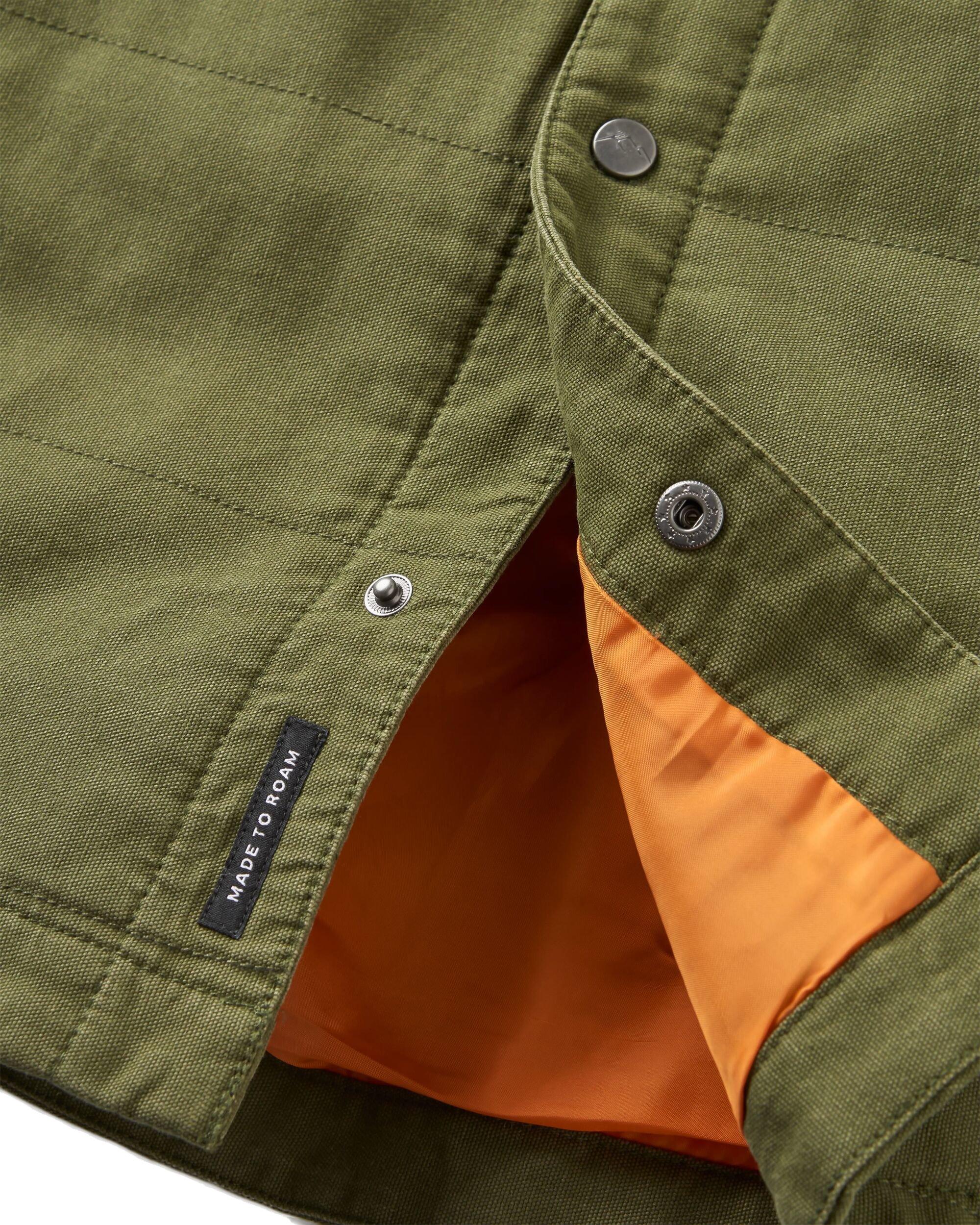 Men's Taranaki Quilted Overshirt - Green - Image 4