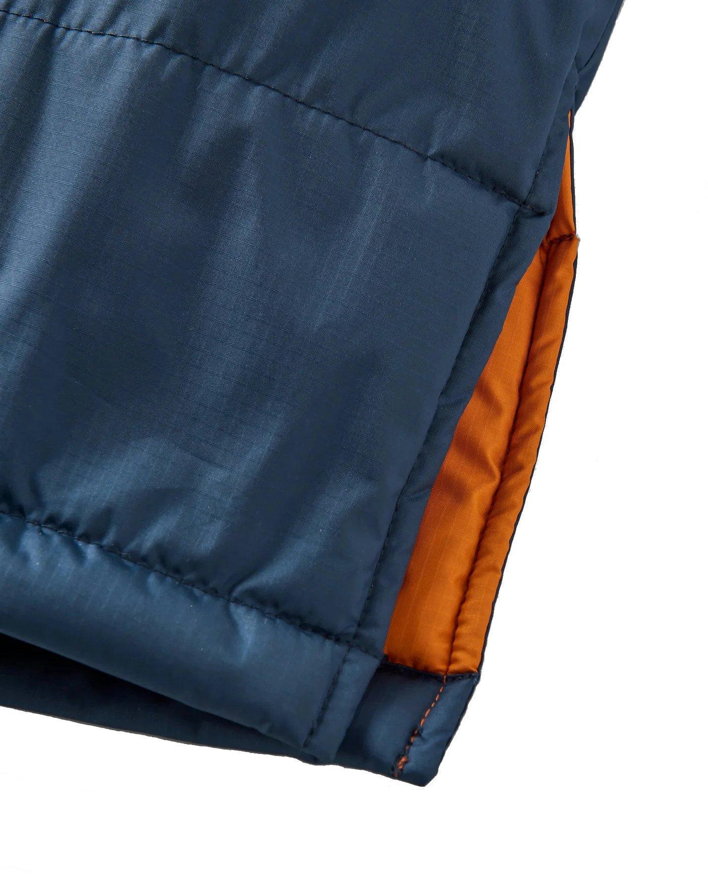 Unisex Waves Sherpa Lined Changing Robe - Orange/Blue - Image 4
