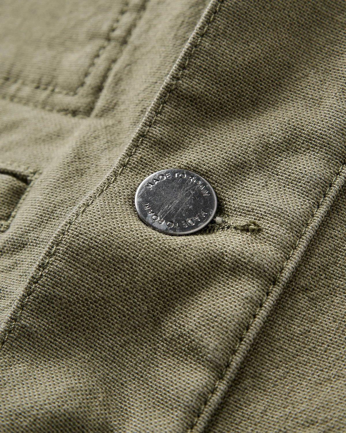 Men's Vantage Lined Cotton Canvas Jacket - Green - Image 3