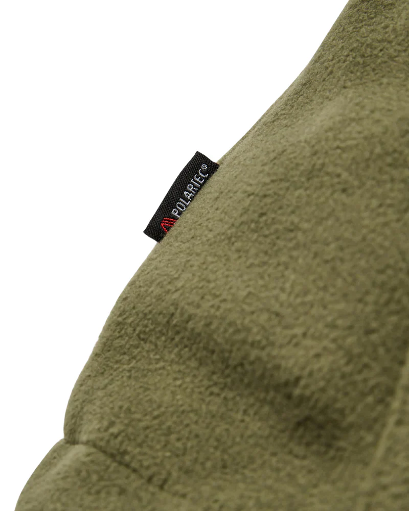 Men's Woodland 2.0 Hooded Polartec® 1/2 Zip Fleece - Black / Green - Image 5