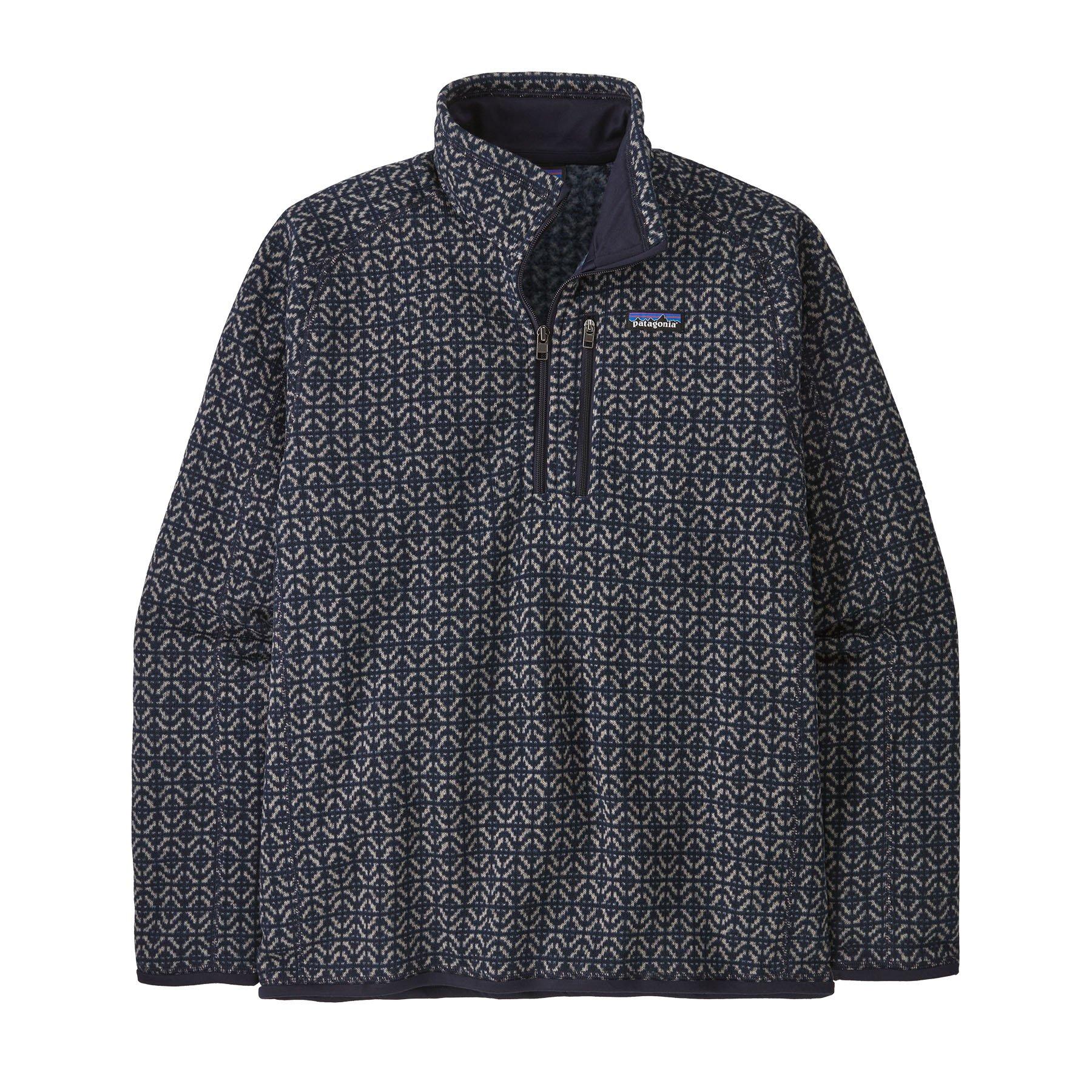 Men's Better Sweater 1/4 Zip Fleece - Blue