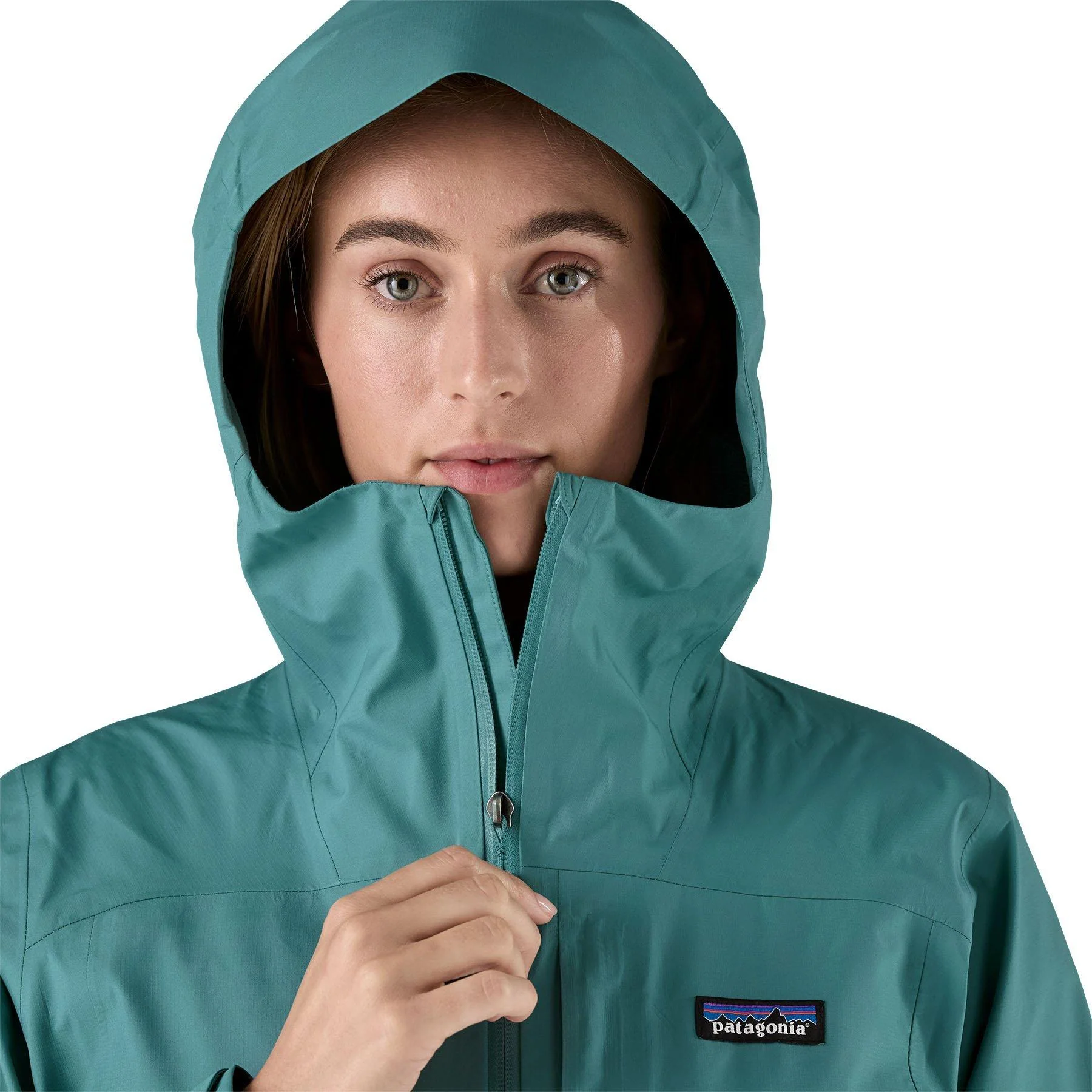 Women's Boulder Fork Rain Jacket - Blue - Image 3