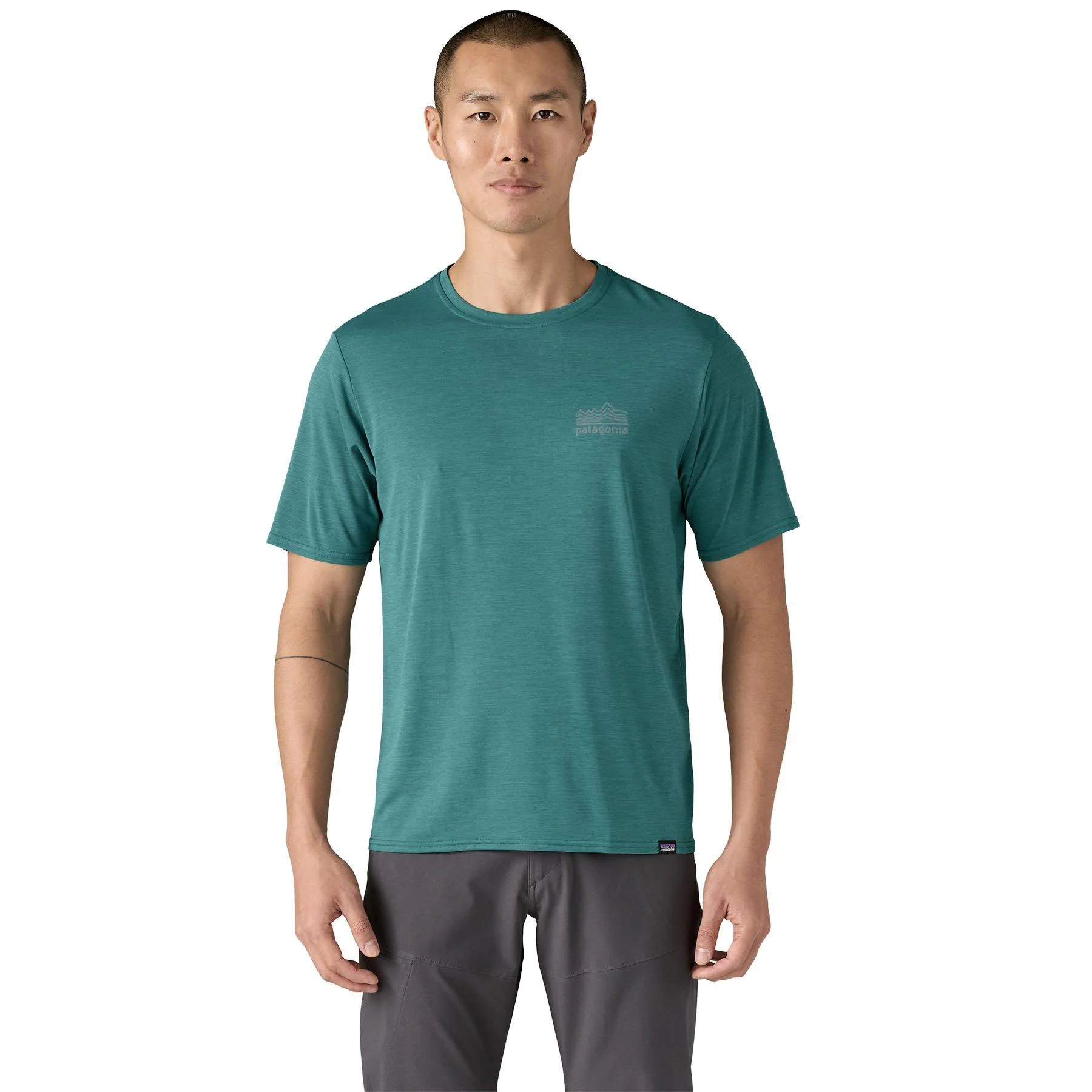 Men's Capilene Cool Daily Graphic T-Shirt - Blue - Image 2