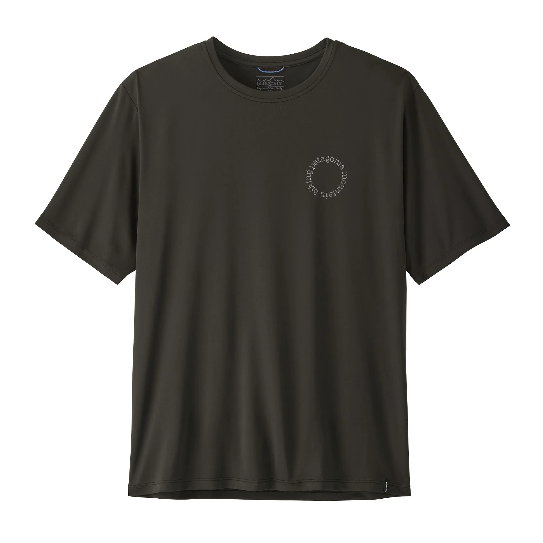 Men's Capilene® Cool Daily Graphic T-Shirt - Spokes Stencil / Black