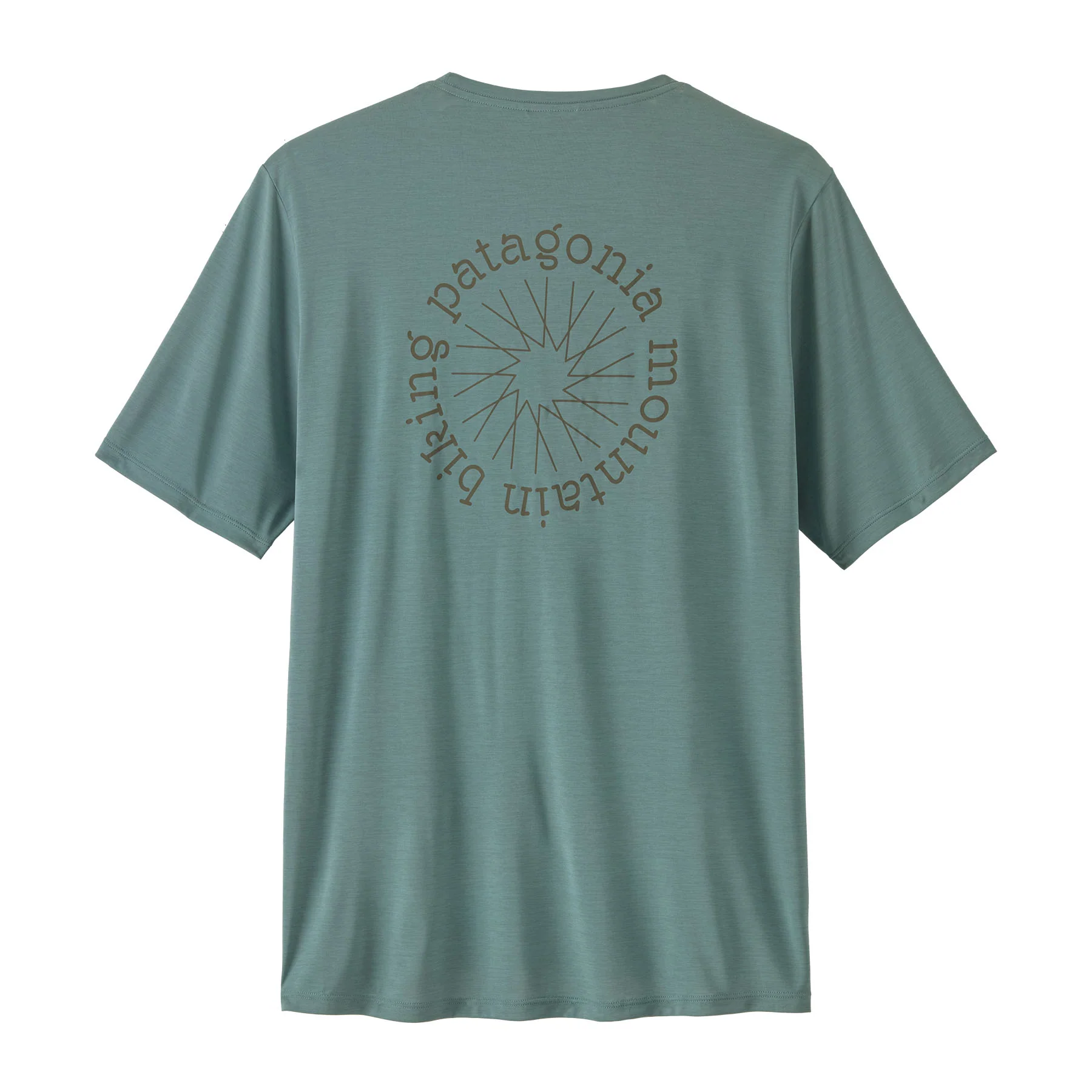 Men's Capilene® Cool Daily Graphic T-Shirt - Spokes Stencil / Blue - Image 2