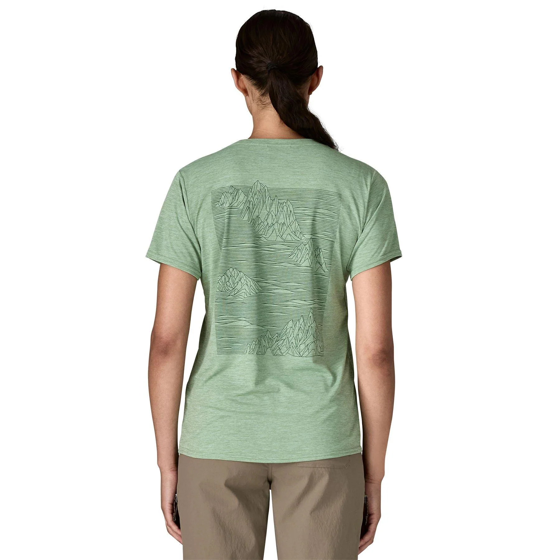 Women's Capilene® Cool Daily Graphic T-Shirt - Green - Image 4