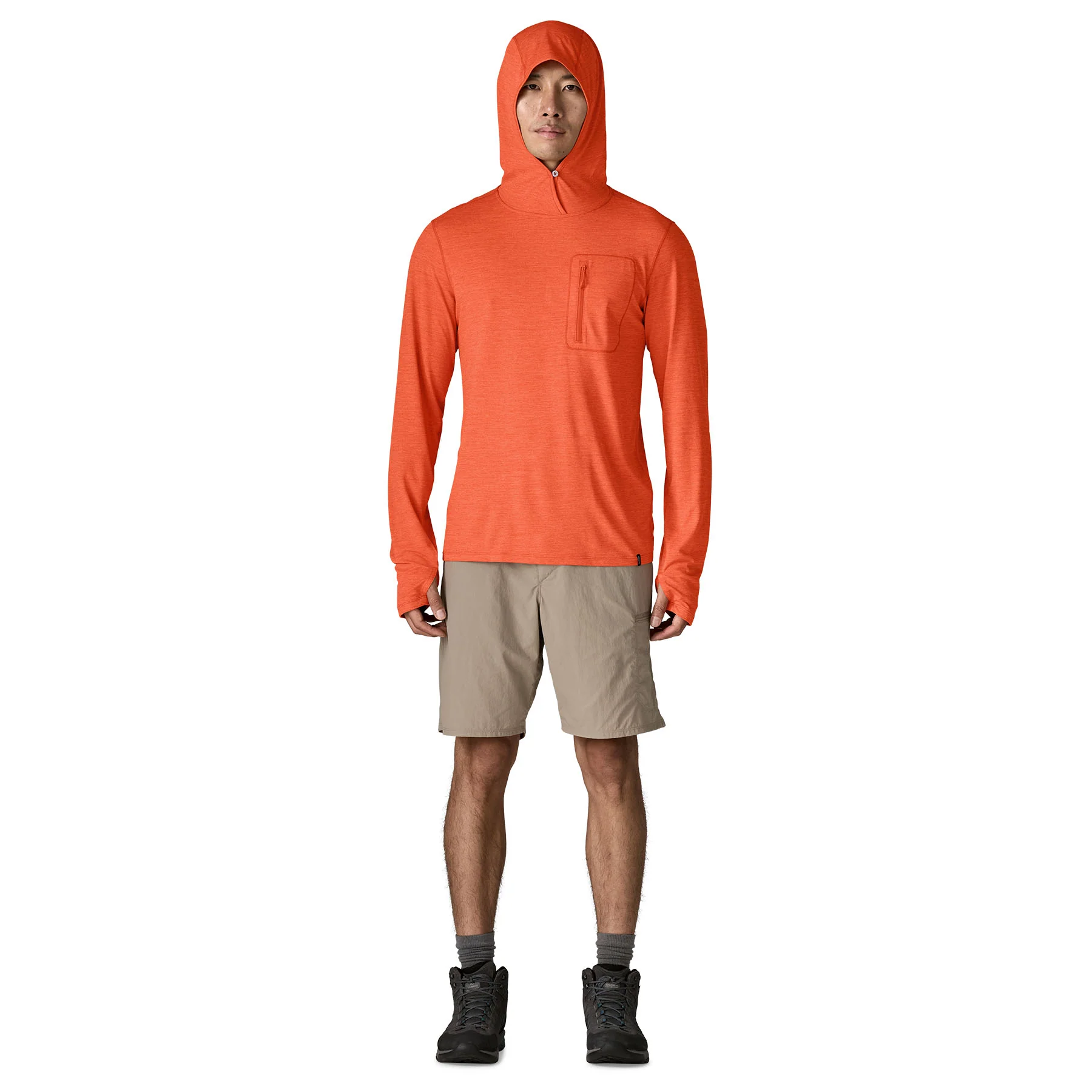 Men's Capilene® Cool Sun Hoody - Orange - Image 8