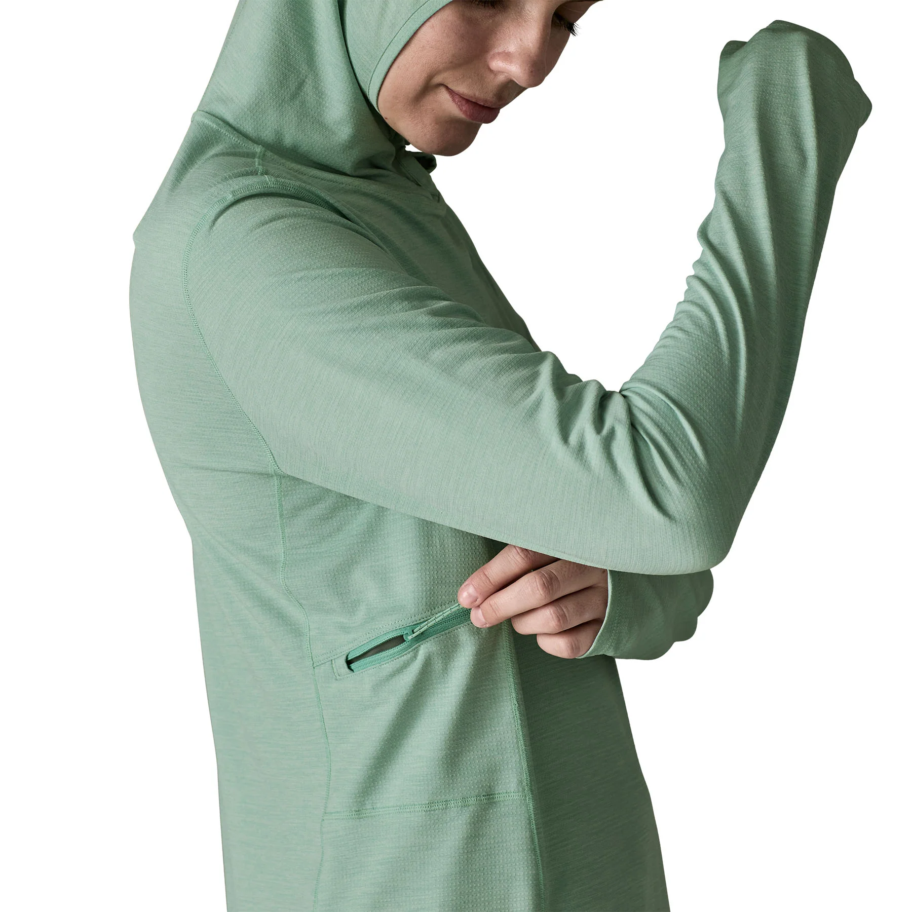 Women's Capilene® Cool Sun Hoody - Light Blue - Image 7