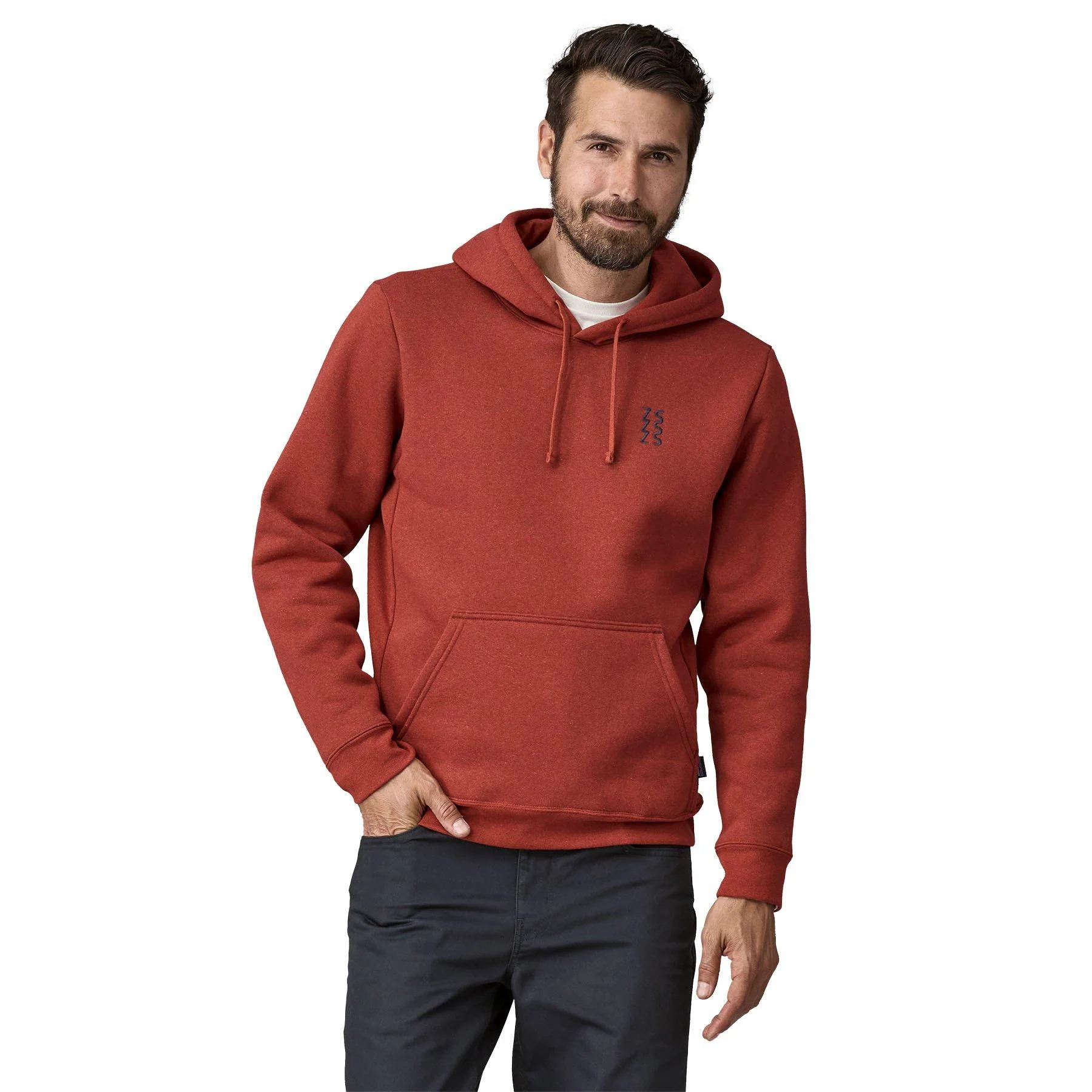 Unisex Dawn Tracks Uprisal Hoody - Red - Image 2