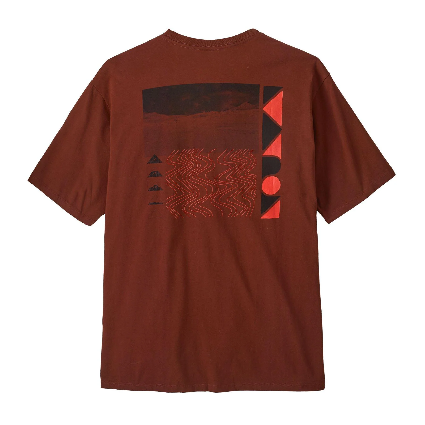 Men's Driftways Organic T-Shirt - Red - Image 2