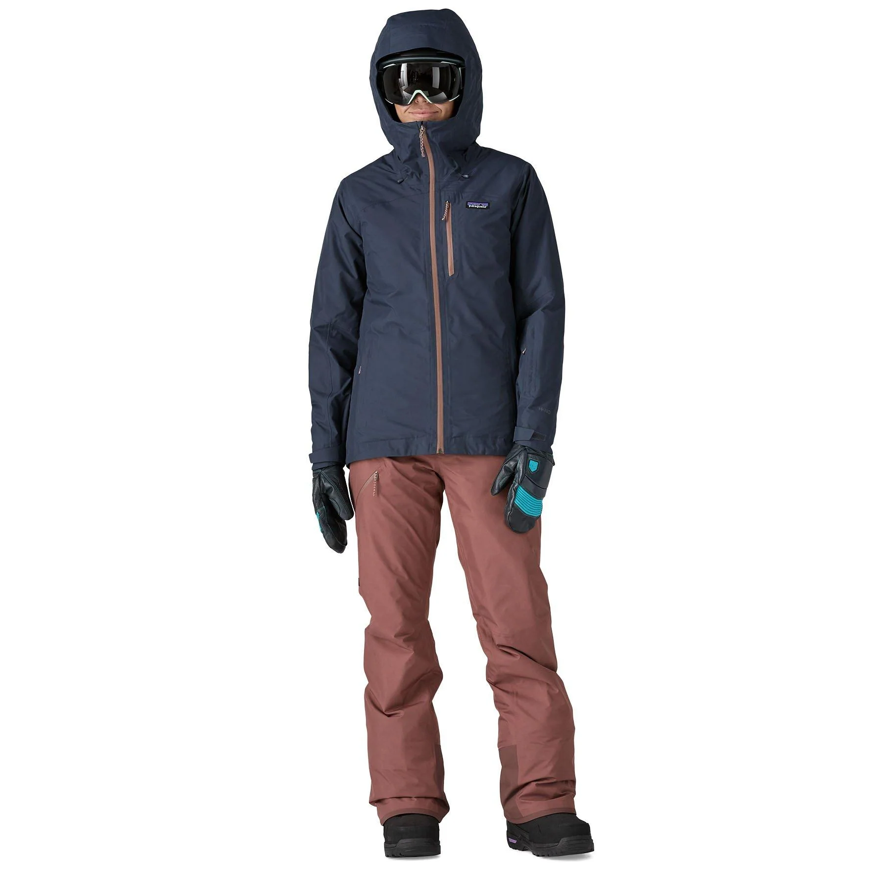 Women's Insulated Powder Town Pants - Red - Image 4