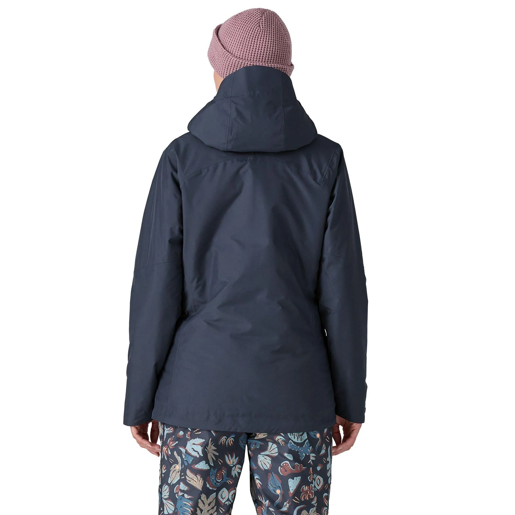 Women's Insulated Powder Town Ski Jacket - Navy - Image 3