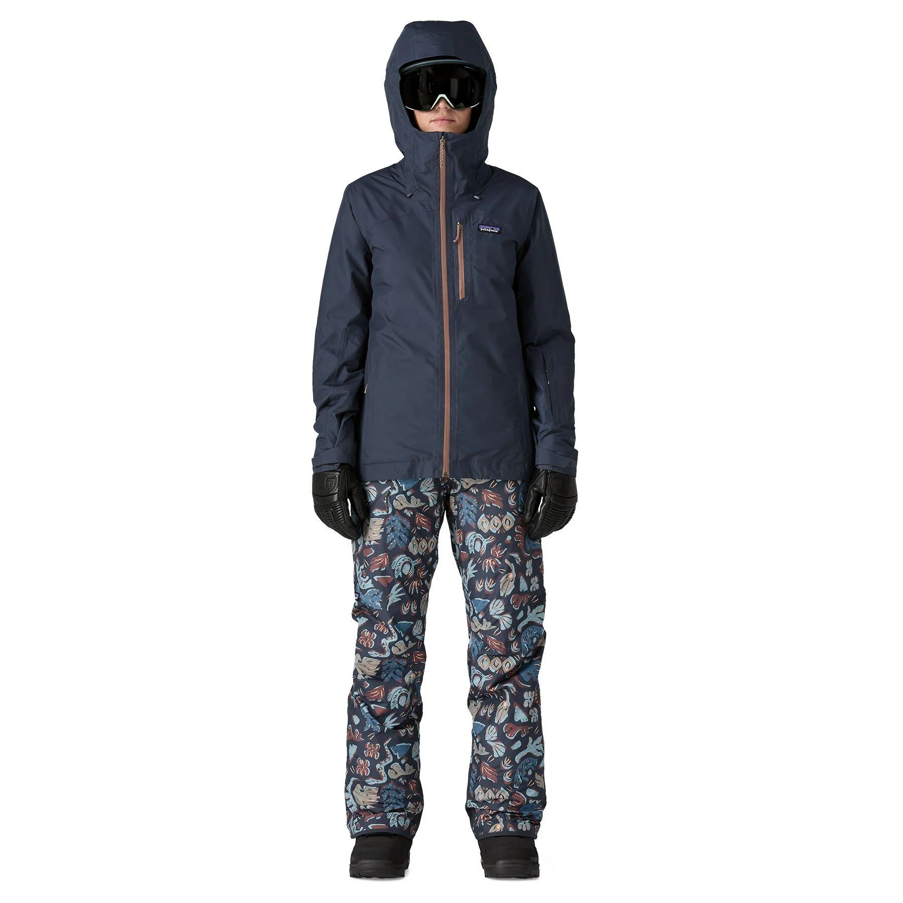 Women's Insulated Powder Town Ski Jacket - Navy - Image 4