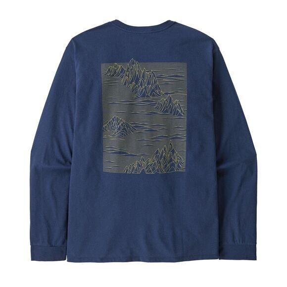 Men's Long-Sleeved Strataspire Responsibili-Tee Top - Blue - Image 2