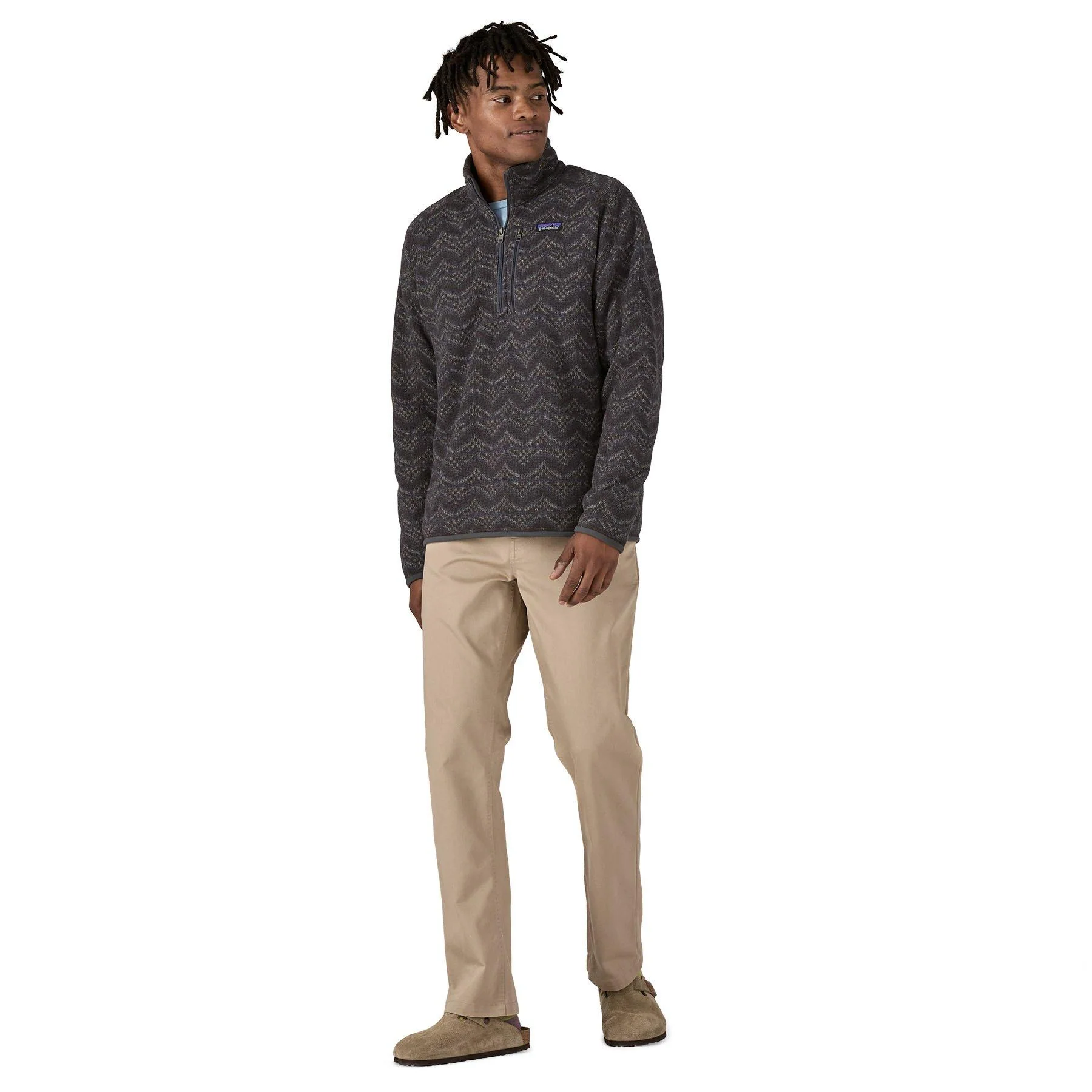 Men's Better Sweater 1/4 Zip Fleece - Navy - Image 4