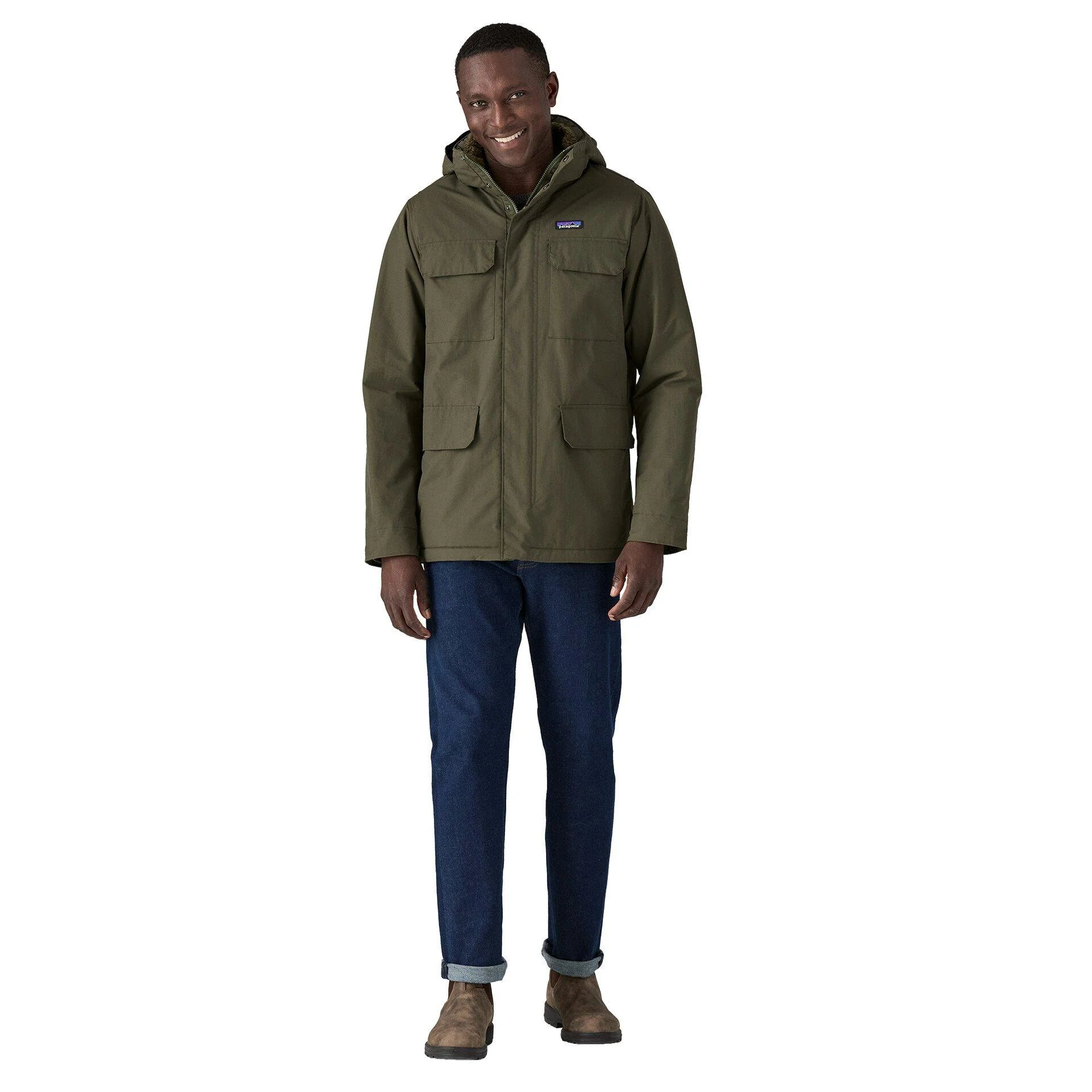 Patagonia Men's Isthmus Parka - Green - Image 4