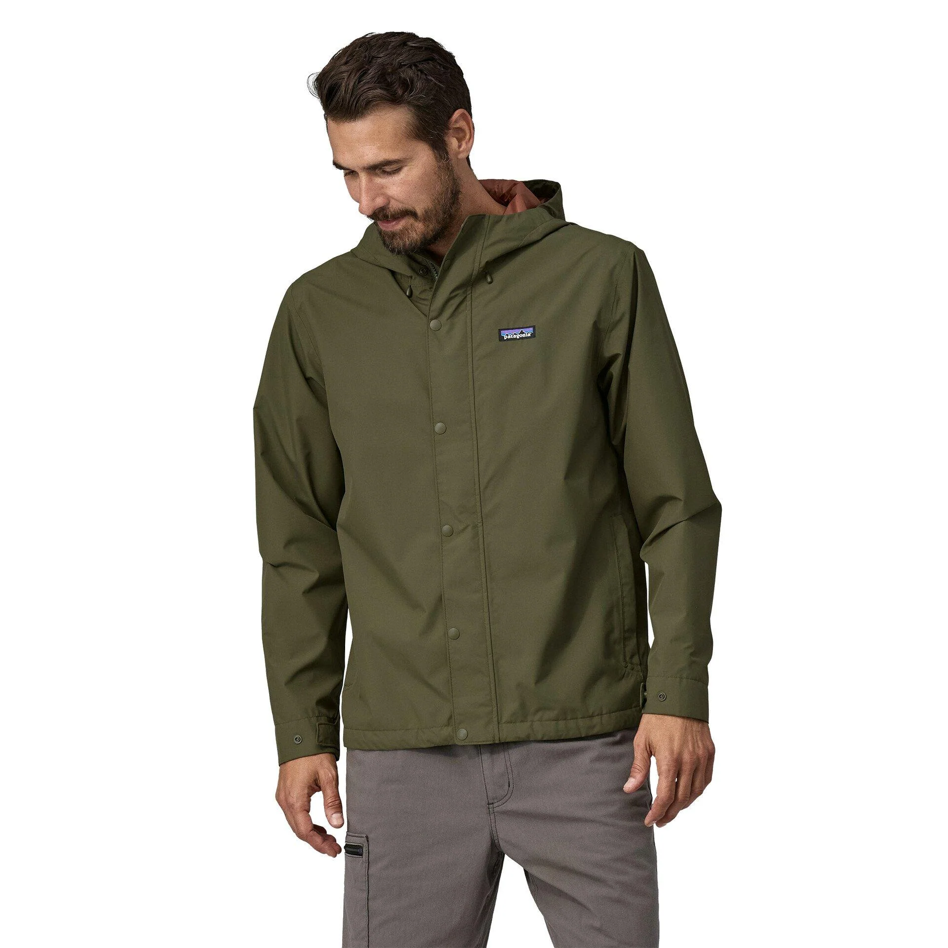 Men's Jackson Glacier Rain Jacket - Green - Image 2
