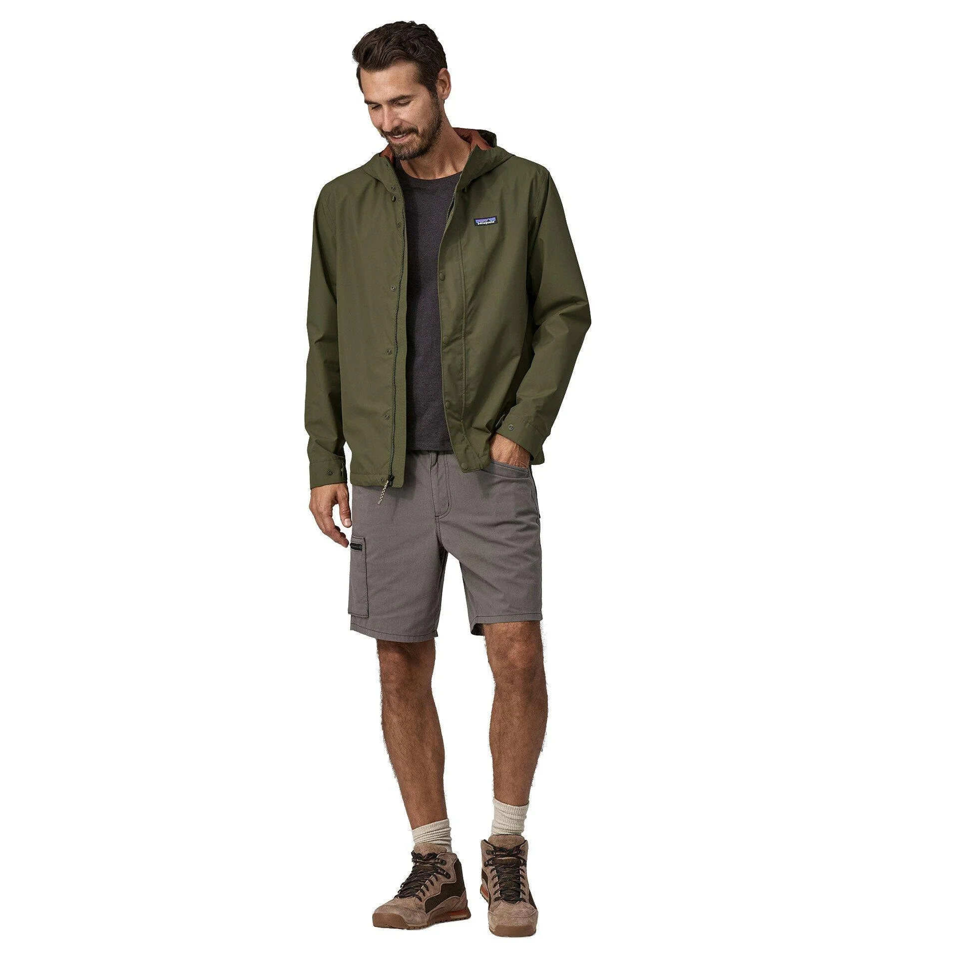 Men's Jackson Glacier Rain Jacket - Green - Image 4