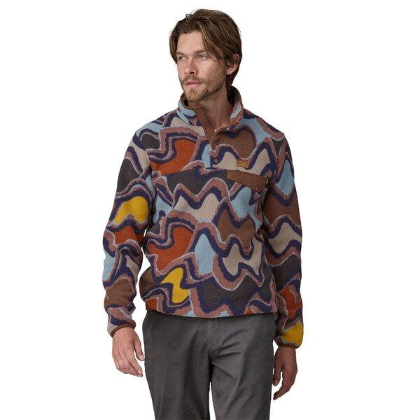 Men's Lightweight Synchilla Snap-T Pullover - Brown - Image 2