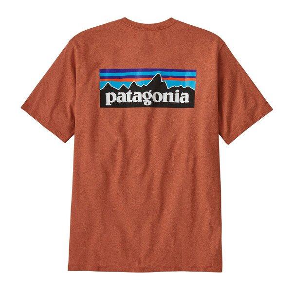 Men's P6 Logo Responsibili T-shirt - Rust