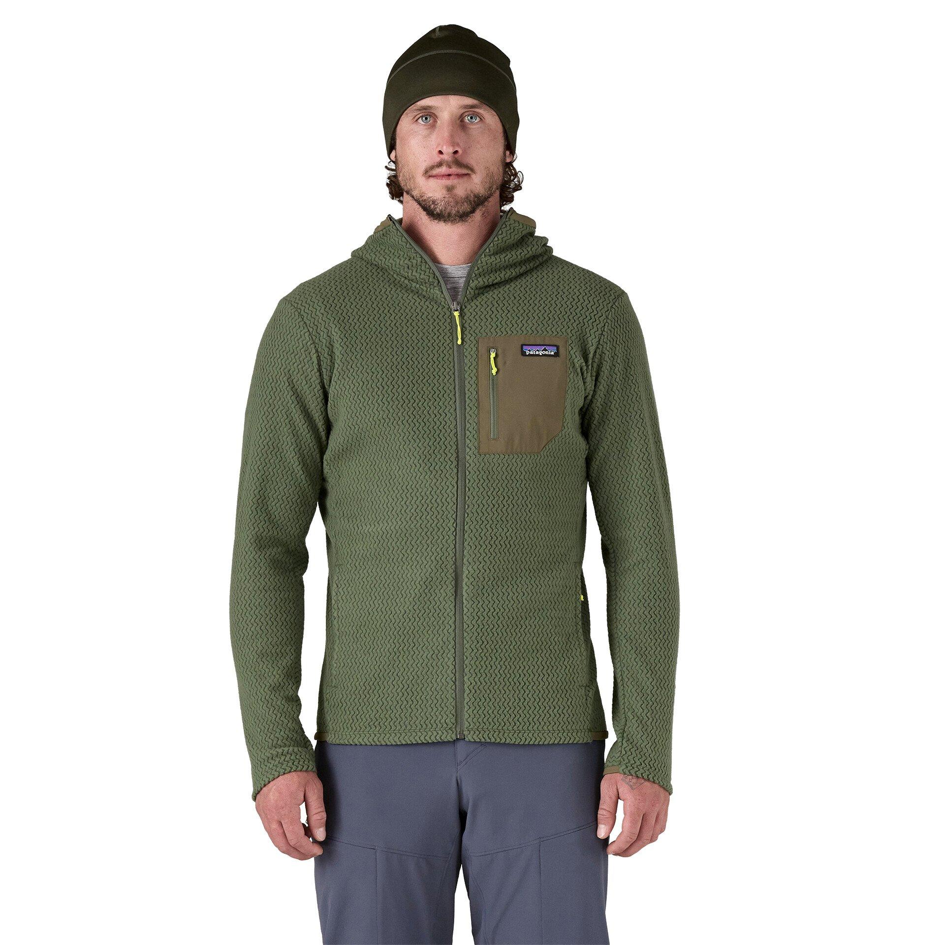 Men's R1 Air Full-Zip Hoody - Green - Image 2