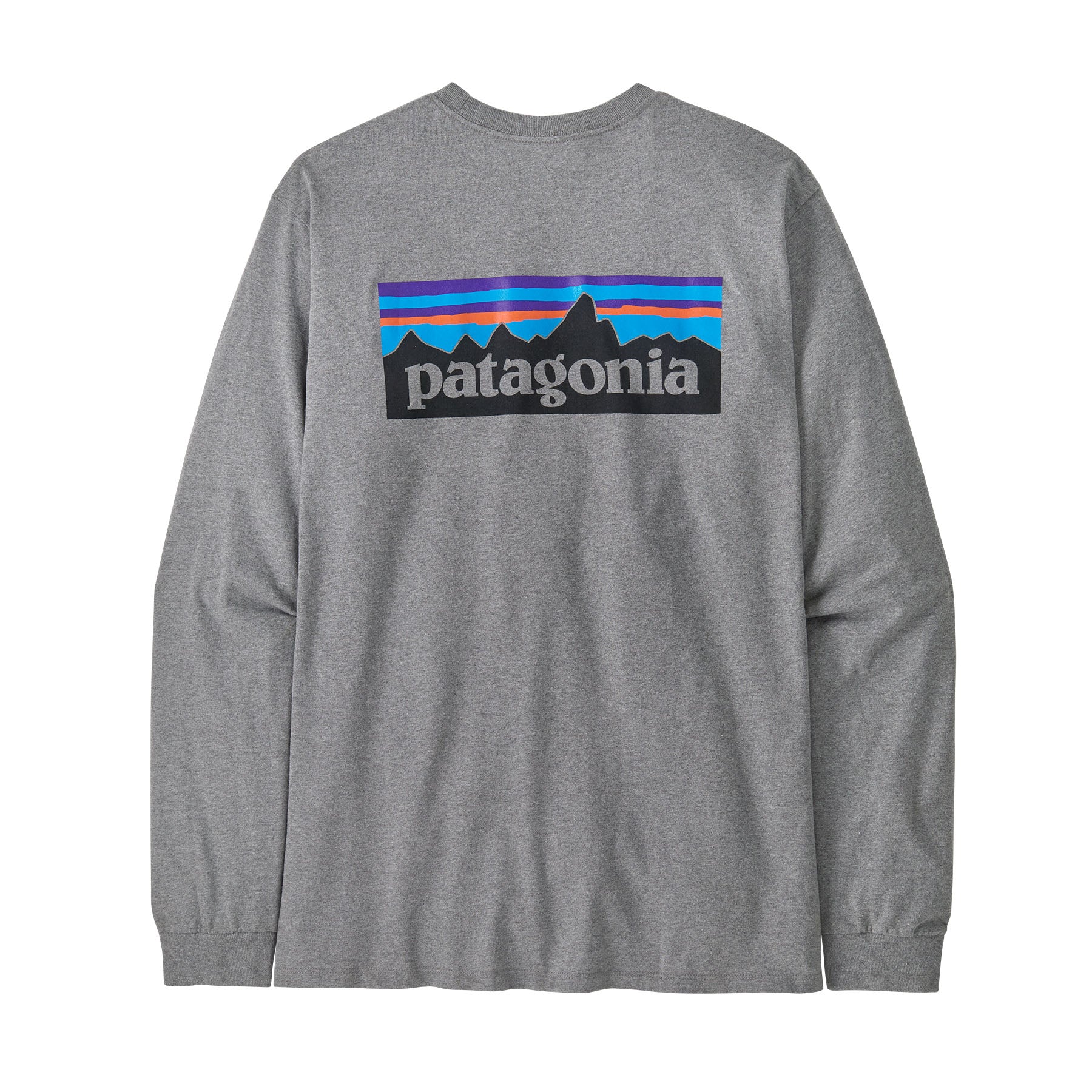 Men's Long-Sleeved P6 Logo Responsibili-Tee® T-Shirt - Grey - Image 2