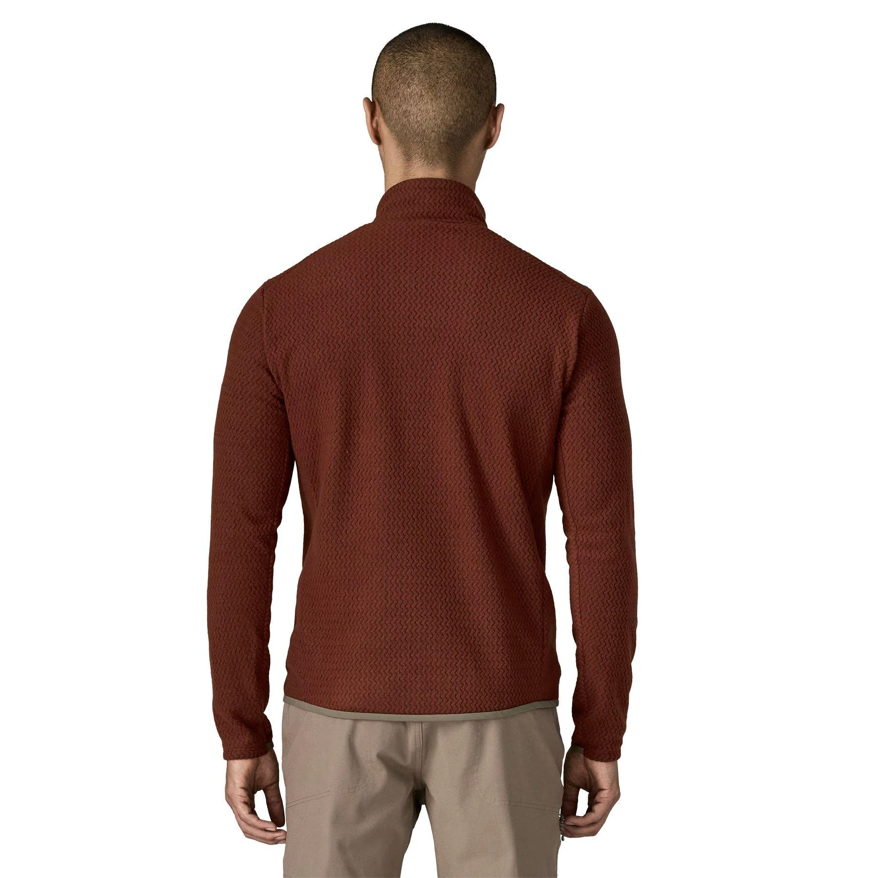 Men's R1 Air Full Zip Fleece - Red - Image 3